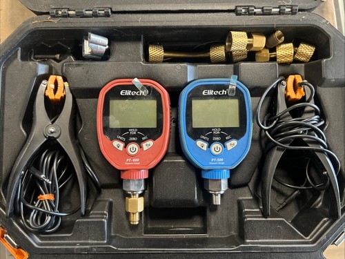 Elitech digital manifold - digital, gauge